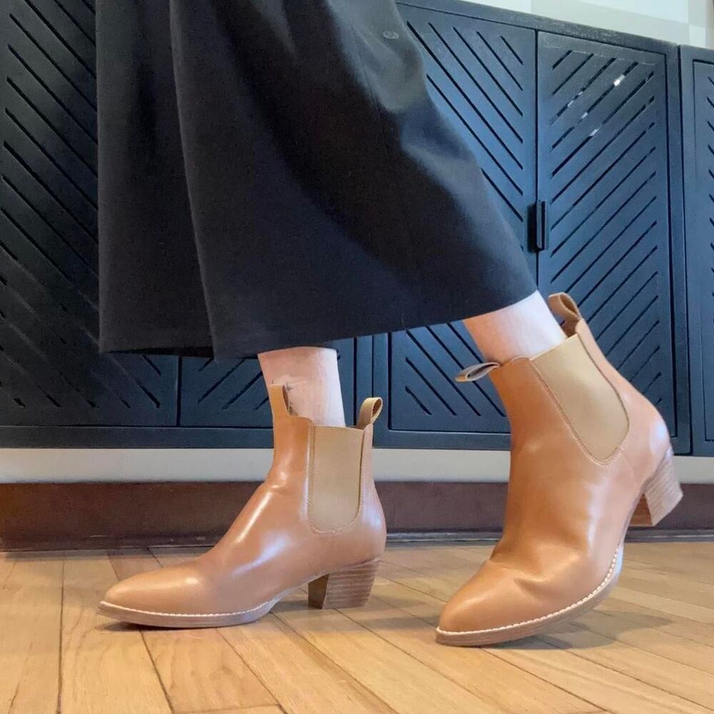 Bared Footwear Ankle Boots Womens Size 37 US Size 6.5-7 Tan Leather